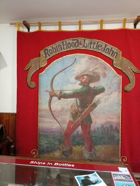 Robin Hood and Little John Friendly Society Banner